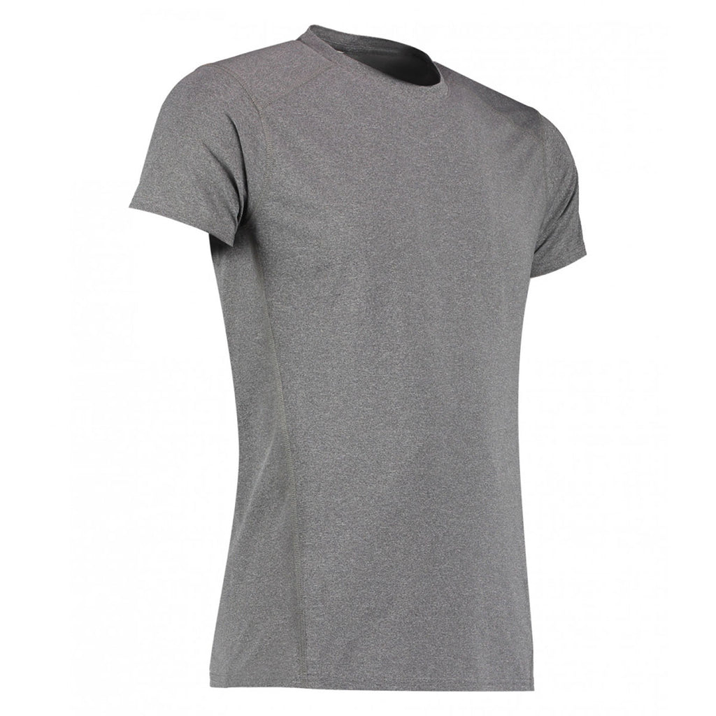 Gamegear Men's Grey Melange Compact Stretch Performance T-Shirt