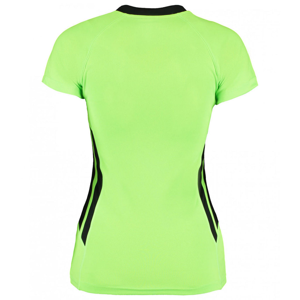 Gamegear Women's Lime/Black Cooltex Training T-Shirt