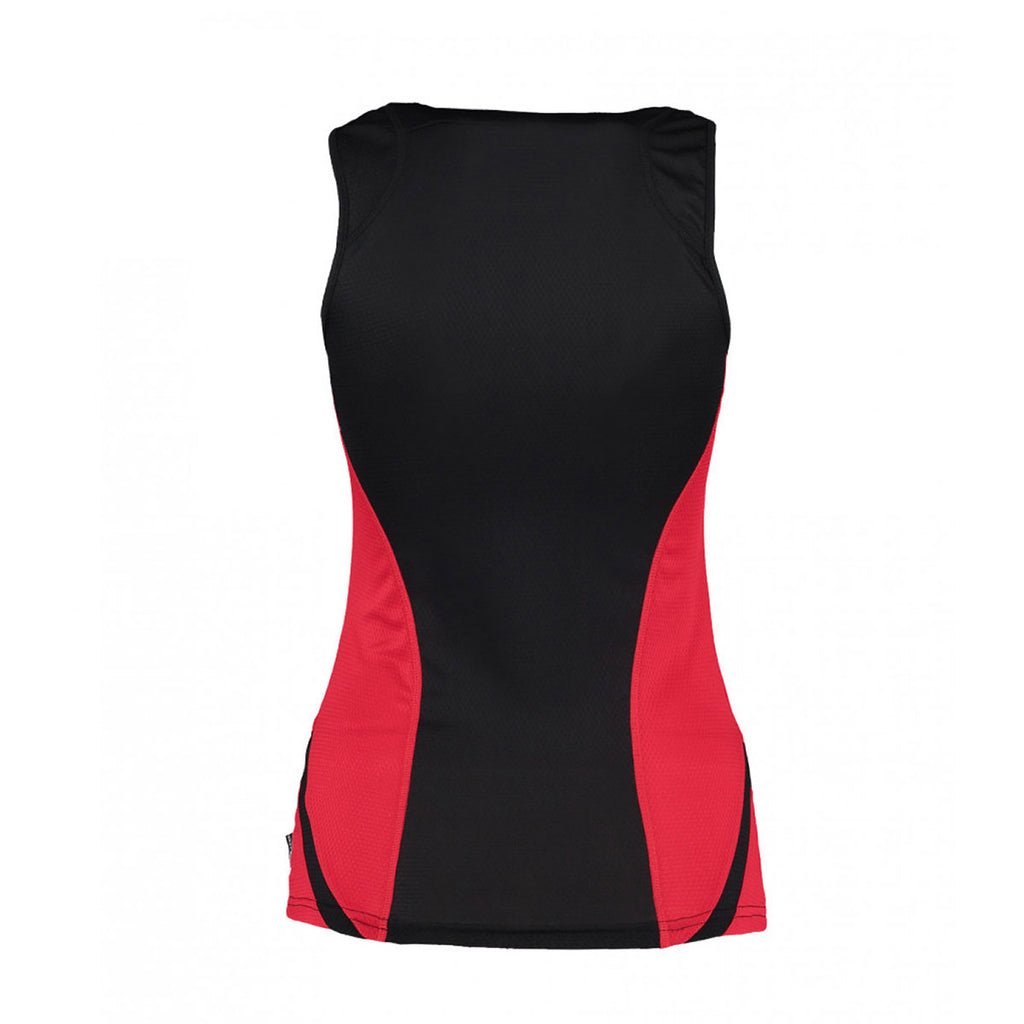 Gamegear Women's Black/Red Cooltex Sports Vest