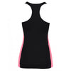 Gamegear Women's Black/Flo Coral Racer Back Vest