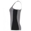 Gamegear Women's Grey Melange/Black Racer Back Vest