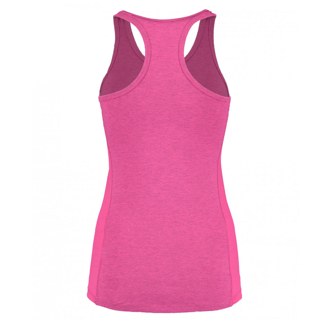 Gamegear Women's Hot Pink Melange/Hot Pink Racer Back Vest