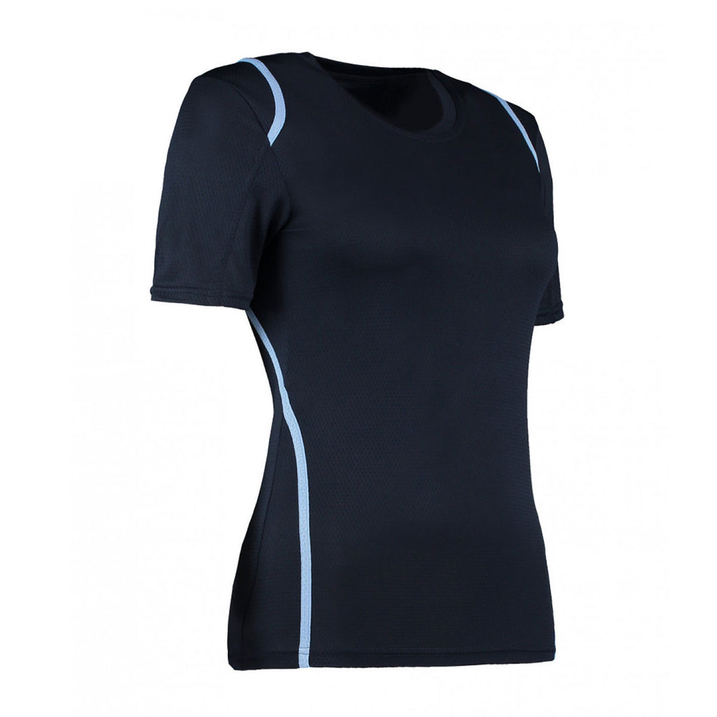 Gamegear Women's Navy/Light Blue Cooltex T-Shirt