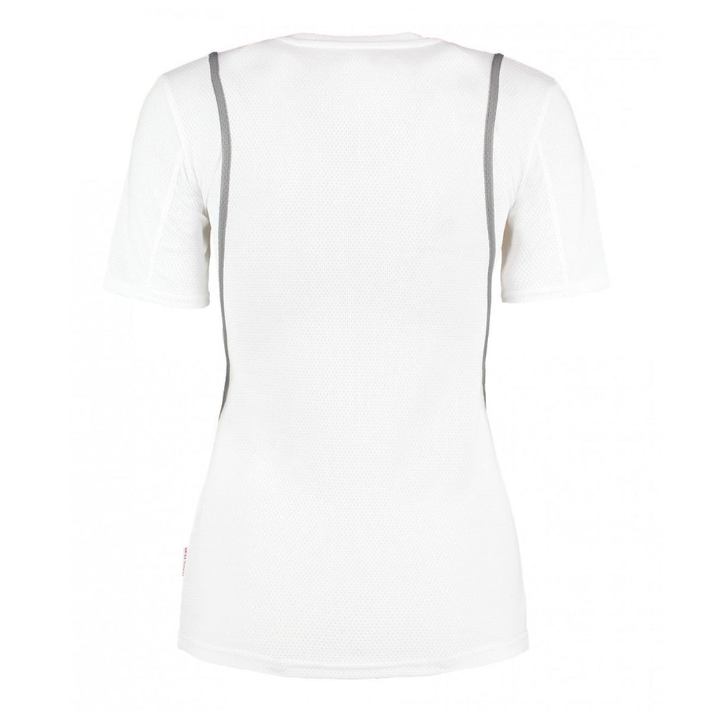 Gamegear Women's White/Grey Cooltex T-Shirt