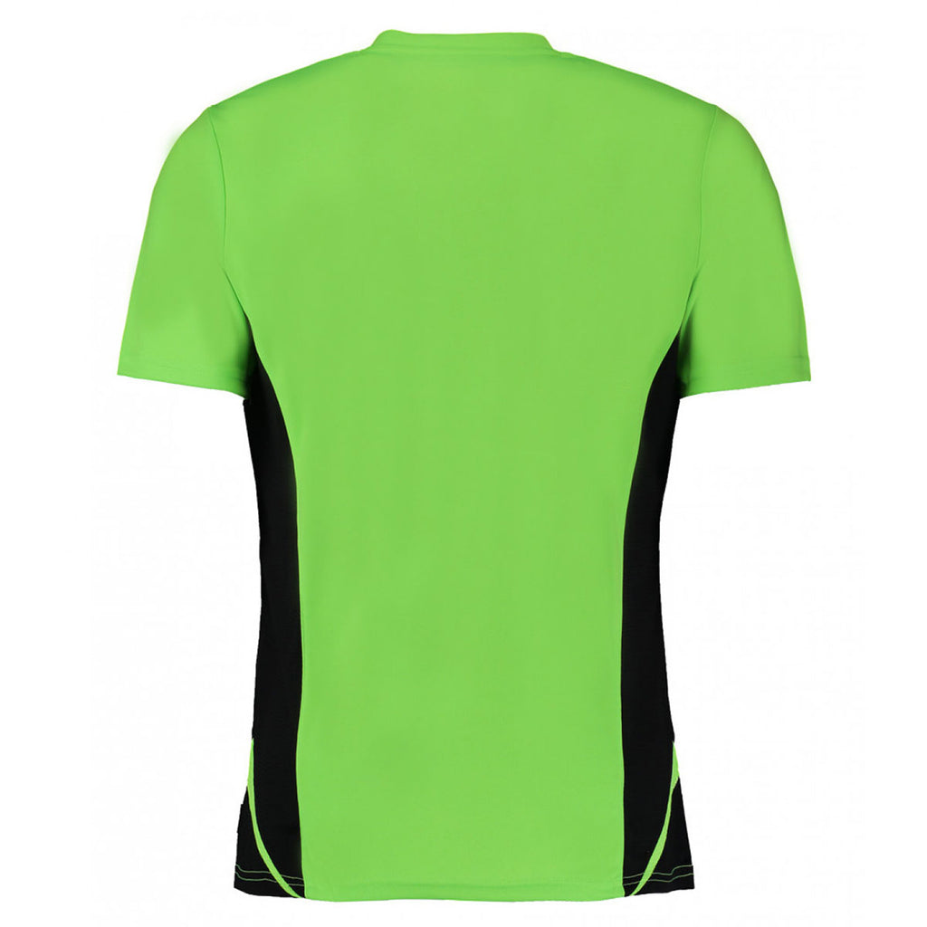 Gamegear Men's Fluorescent Lime/Black Cooltex V-Neck Team Top