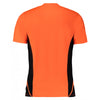 Gamegear Men's Fluorescent Orange/Black Cooltex V-Neck Team Top