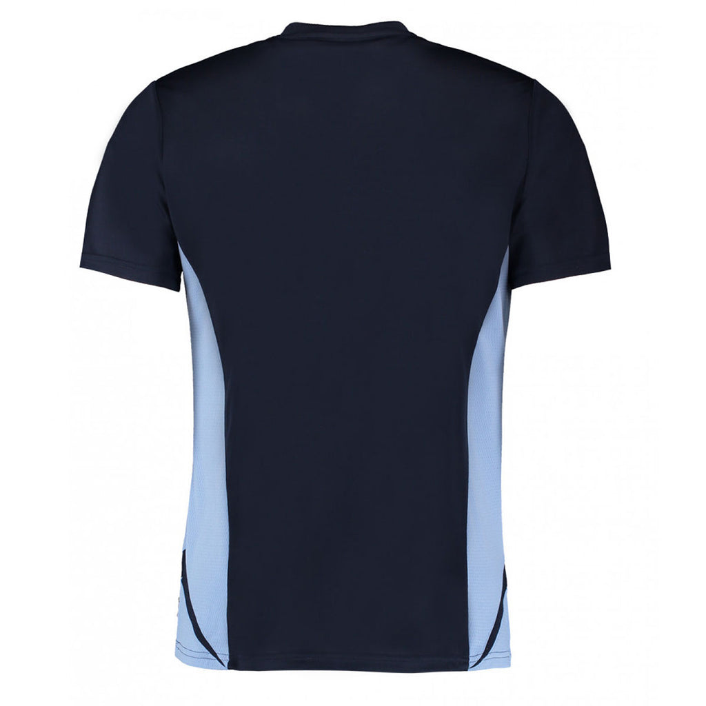 Gamegear Men's Navy/Light Blue Cooltex V-Neck Team Top