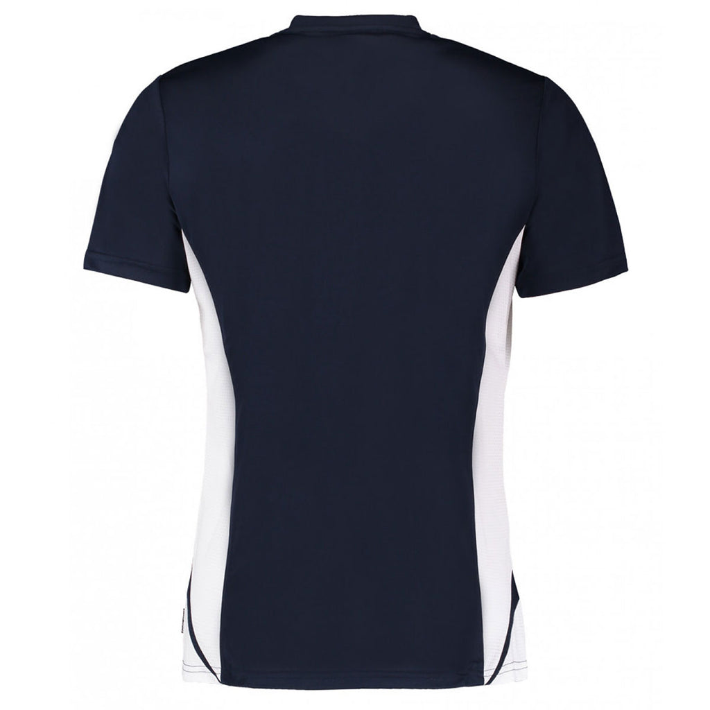 Gamegear Men's Navy/White Cooltex V-Neck Team Top