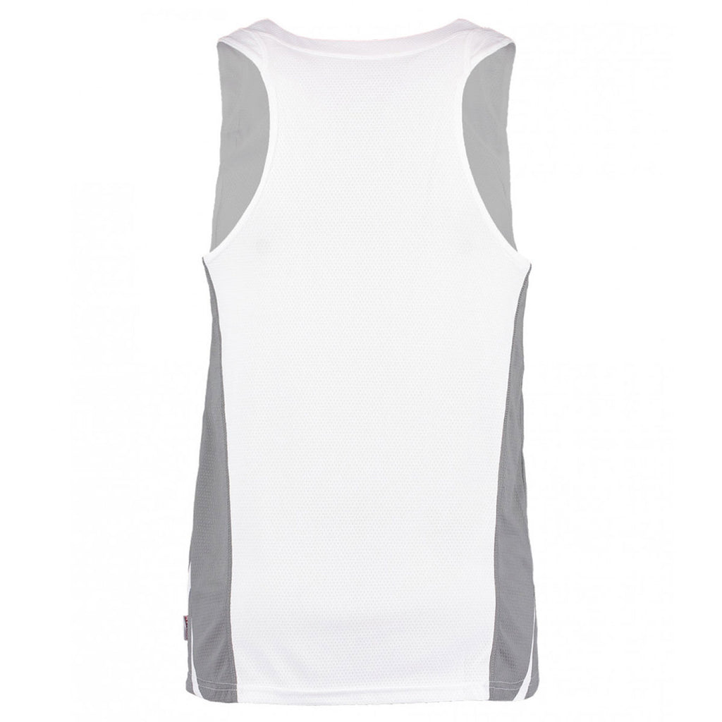Gamegear Men's White/Grey Cooltex Sports Vest