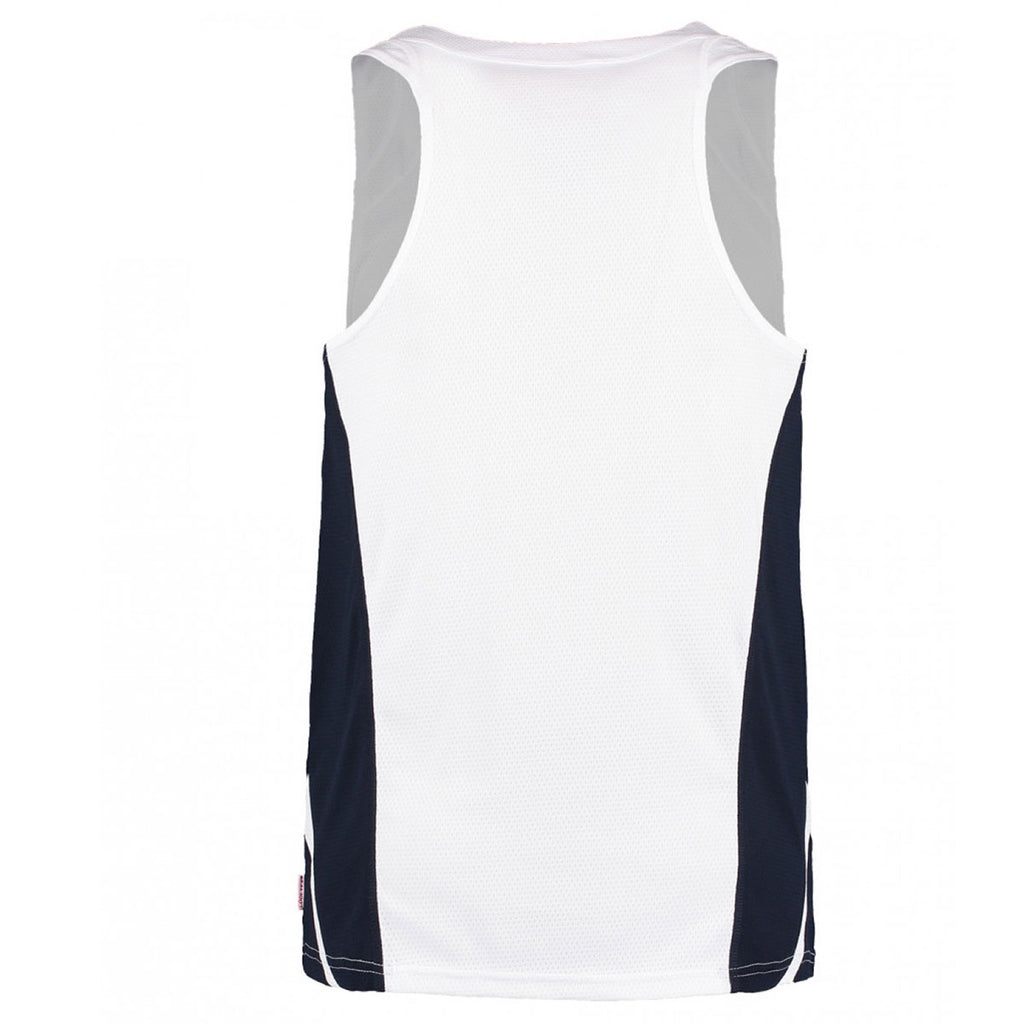 Gamegear Men's White/Navy Cooltex Sports Vest