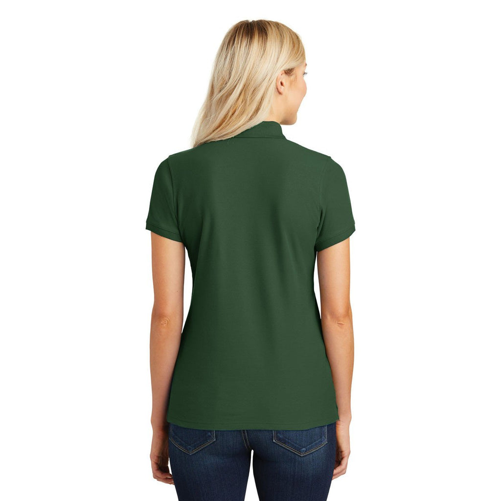 Port Authority Women's Deep Forest Green Core Classic Pique Polo