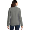 Port Authority Women's Deep Smoke/Battleship Grey Colorblock Value Fleece Jacket