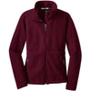 port-authority-women-burgundy-value-fleece