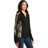 Port Authority Women's Black/Realtree Xtra Camouflage Microfleece Full-Zip Jacket