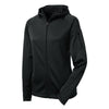 sport-tek-women-black-hooded-jacket