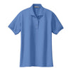 port-authority-womens-light-blue-knit-polo