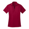 port-authority-womens-red-poly-polo