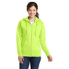 Port & Company Women's Neon Yellow Core Fleece Full-Zip Hooded Sweatshirt