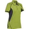 Stormtech Women's Apple Green/Black Laguna Performance Polo