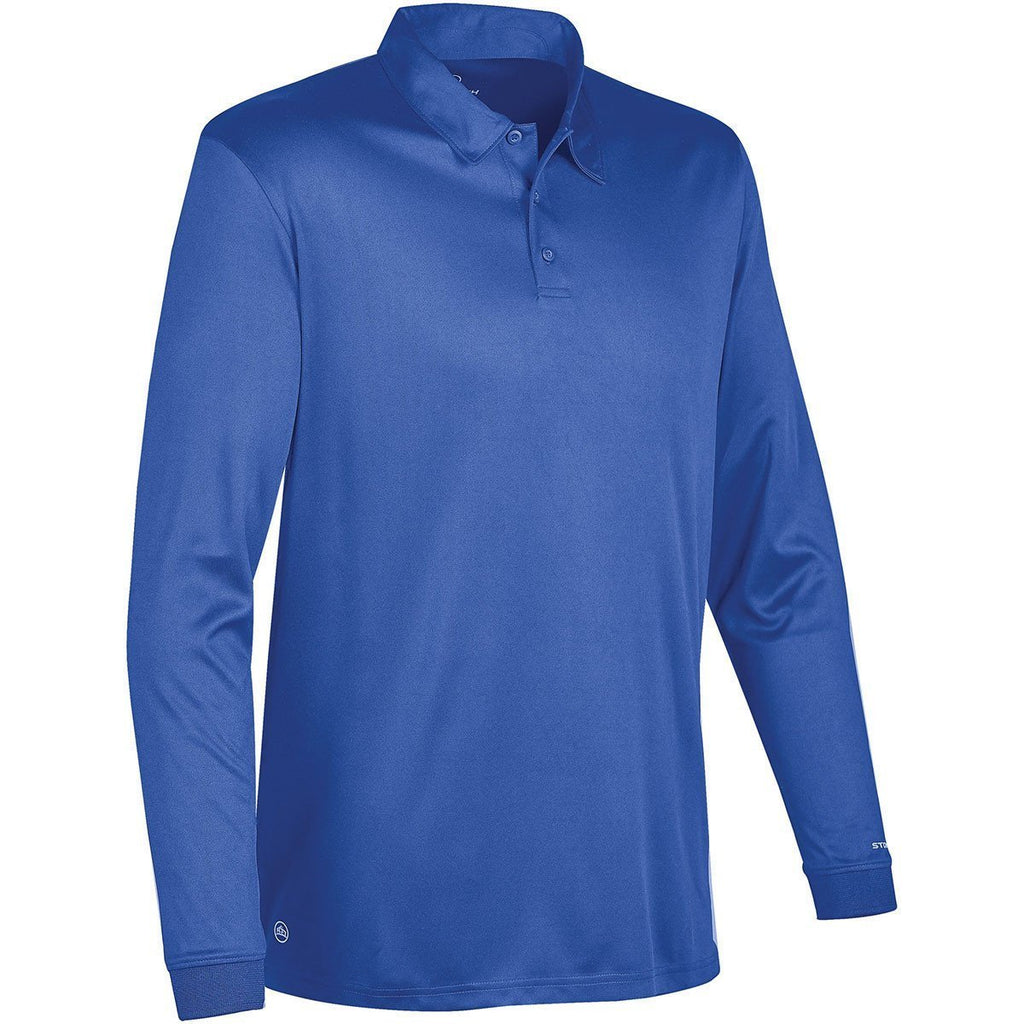 Stormtech Men's Royal Apollo H2X-Dry Long Sleeve Polo