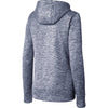 Sport-Tek Women's True Navy PosiCharge Electric Heather Fleece Hooded Pullover