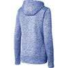 Sport-Tek Women's True Royal PosiCharge Electric Heather Fleece Hooded Pullover
