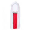 Finden + Hales Men's White/Red Performance Panel Polo Shirt