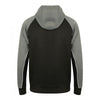 Finden + Hales Men's Black/Gunmetal Panelled Sports Hoodie