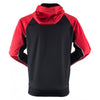 Finden + Hales Men's Black/Red/White Panelled Sports Hoodie