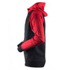 Finden + Hales Men's Black/Red/White Panelled Sports Hoodie