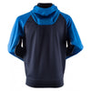 Finden + Hales Men's Navy/Royal/White Panelled Sports Hoodie