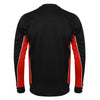 Finden + Hales Men's Black/Red Contrast Crew Neck Sweatshirt
