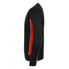 Finden + Hales Men's Black/Red Contrast Crew Neck Sweatshirt