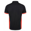 Finden + Hales Men's Navy/Red Contrast Panel Polo Shirt