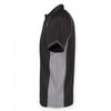 Finden + Hales Men's Black/Grey Performance Piped Polo Shirt