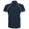 Finden + Hales Men's Navy/Sky/White Performance Piped Polo Shirt