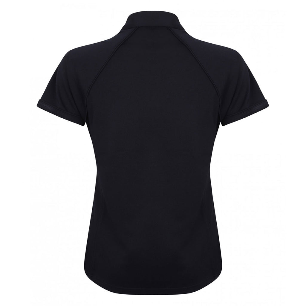 Finden + Hales Women's Navy Performance Piped Polo Shirt