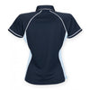 Finden + Hales Women's Navy/Sky/White Performance Piped Polo Shirt