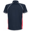 Finden + Hales Kids Navy/Red/White Performance Piped Polo Shirt
