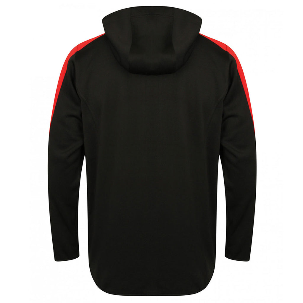 Finden + Hales Men's Black/Red Active Soft Shell Jacket