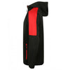 Finden + Hales Men's Black/Red Active Soft Shell Jacket