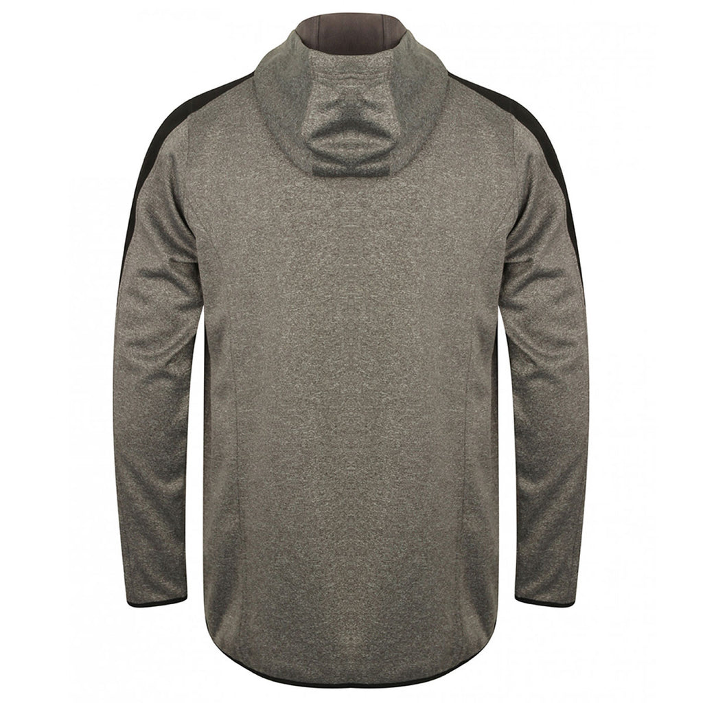 Finden + Hales Men's Dark Grey/Marl/Black Active Soft Shell Jacket