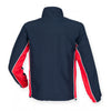 Finden + Hales Men's Navy/Red Contrast Track Top