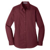 lw100-port-authority-women-burgundy-shirt