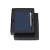 Moleskine Gift Set with Navy Blue Large Hard Cover Ruled Notebook and Grey Pen