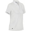 Stormtech Women's Tech White Micromesh Polo