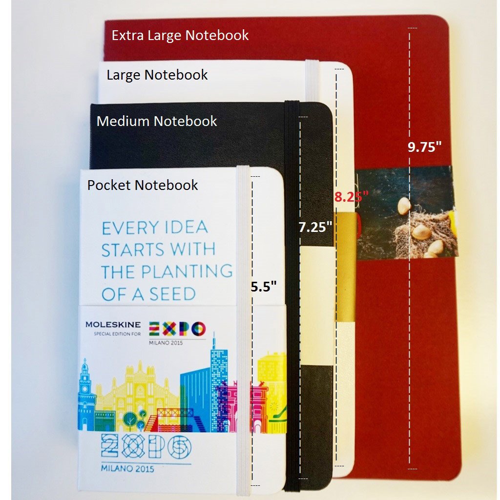 Moleskine Black Cahier Ruled Pocket Journal