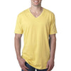N3200 Next Level Men's Banana Cream Premium Fitted Short-Sleeve V-Neck Tee