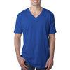 N3200 Next Level Men's Royal Premium Fitted Short-Sleeve V-Neck Tee