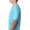 Next Level Men's Tahiti Blue Premium Fitted Short-Sleeve V-Neck Tee